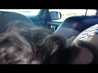 homemade porn  blowjob in the car